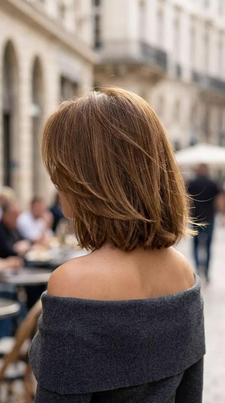 Italian Syrup Brunette Bob 2026 short syrup brunette bob haircut with golden undertones and textured ends for summer