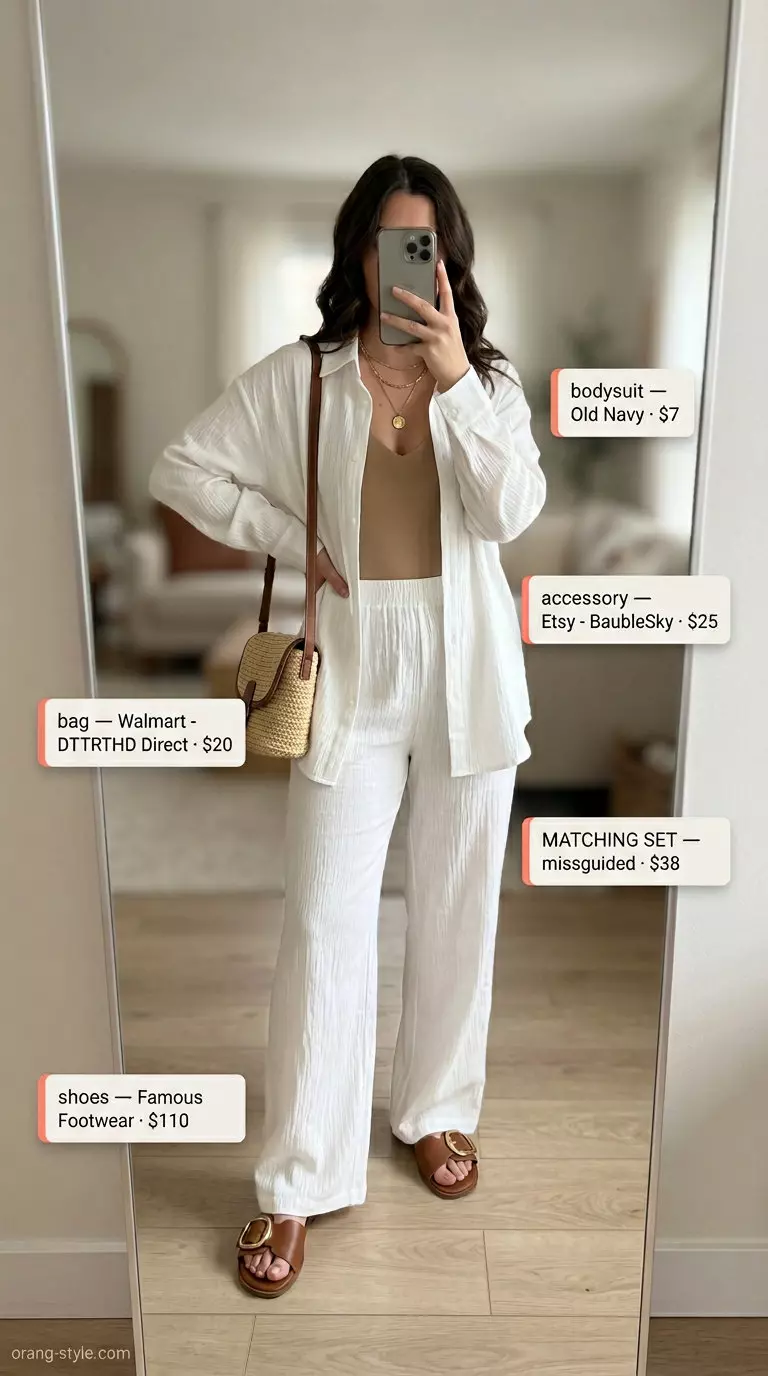 What to Wear with Bodysuit Summer 2026: Effortless linen set for casual daytime, beach vacation.
